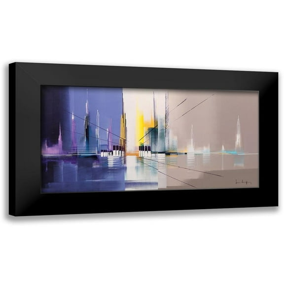 Drappier, Luc 14x9 Black Modern Framed Museum Art Print Titled - Langs de Vaart