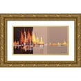 thumbnail image 1 of Drappier, Luc 24x14 Gold Ornate Wood Framed with Double Matting Museum Art Print Titled - Jubileumlaan, 1 of 4