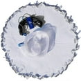 thumbnail image 1 of Drasry Fishing Cast Net 3/8 Mesh 7FT Bait Trap Fish Throw Nets Monofilament Line, 1 of 6
