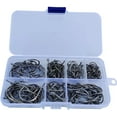 thumbnail image 1 of Drasry Fishing Hooks Set High Carbon Steel Large Fish Hook Kit 180Pcs 10# to 22#, 1 of 5