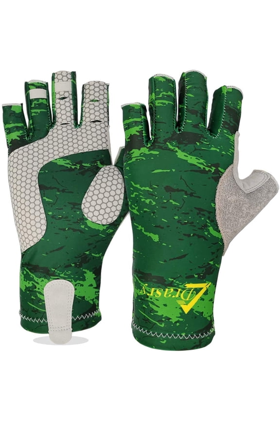 UV Gloves Fingerless UPF 50+ SPF Sun Protection for Fishing Kayaking Hiking Sailing Glove