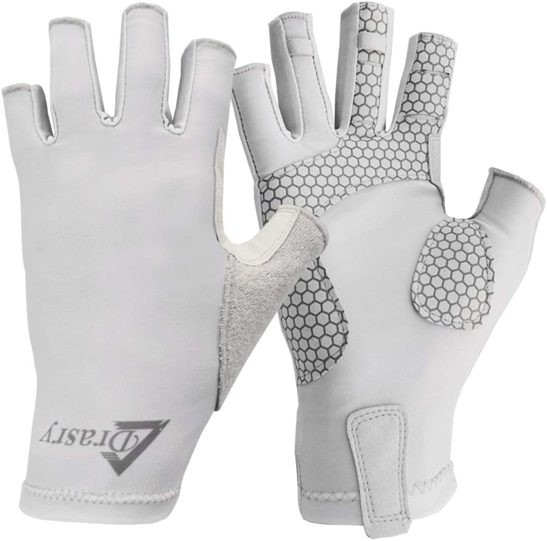 Drasry UV Gloves Fingerless UPF 50+ SPF Sun Protection for Fishing