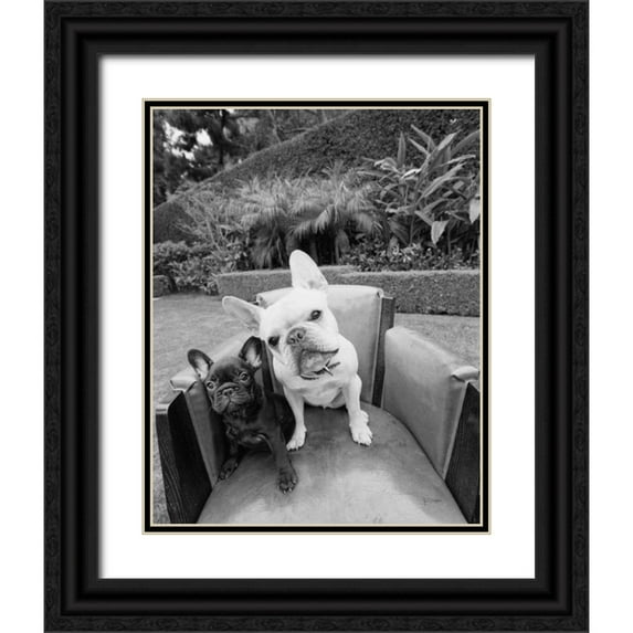 Dratfield, Jim 12x14 Black Ornate Wood Framed with Double Matting Museum Art Print Titled - Always Friends