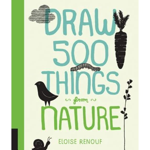 Pre-Owned Draw 500 Things from Nature: A Sketchbook for Artists, Designers, and Doodlers (Paperback) 1592539890 9781592539895