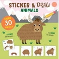 thumbnail image 1 of Draw-By-Sticker - Animals, (Paperback), 1 of 1