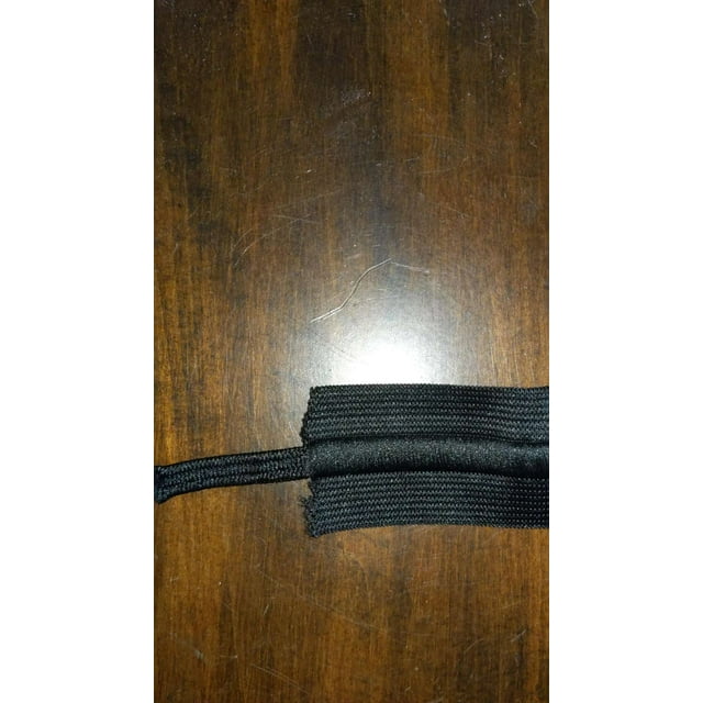 Draw Cord Elastic Drawstring Elastic Waistband 11/2" black 10 yds USA