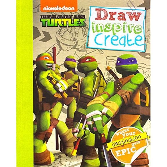 Pre-Owned Teenage Mutant Ninja Turtles: Draw Inspire Create (Tmnt) (Paperback) 147234104X 9781472341044