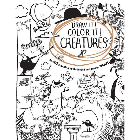 Draw It! Color It! Creatures, (Paperback)