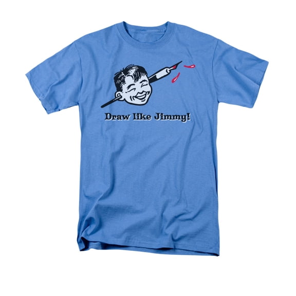 Draw Like Jimmy Funny Humorous Painting Saying Adult T-Shirt Tee
