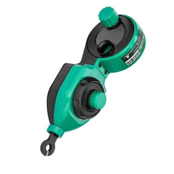 Self-Retracting Line Reel Tool With Quick Retrieval For Floor Marking And Efficient Jobsites Layout