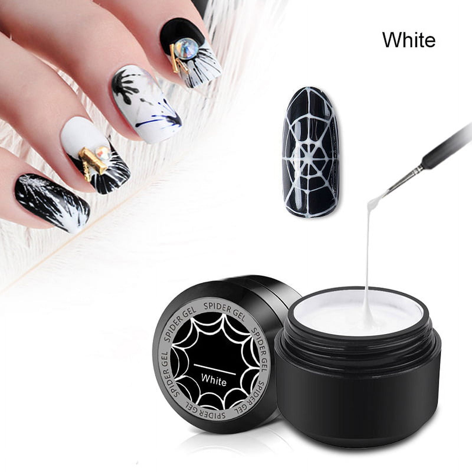 Spider gel nail art deals