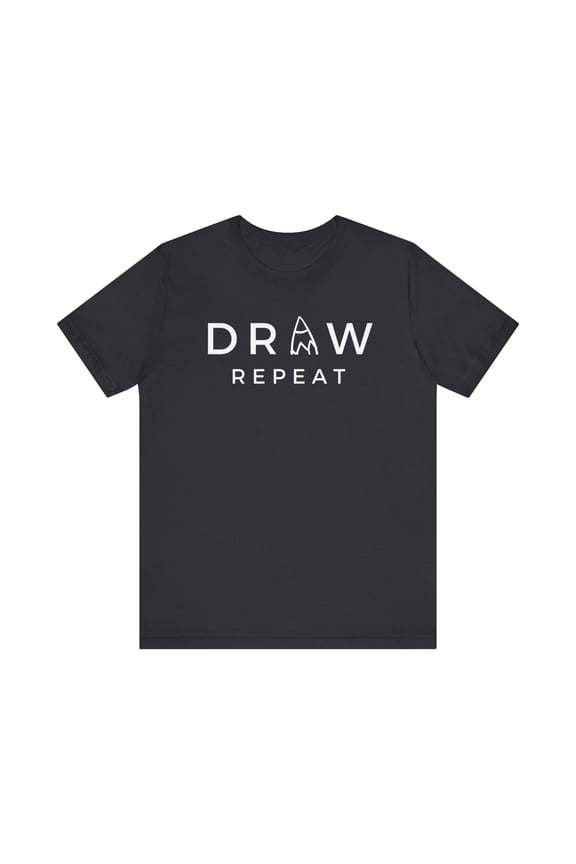 Draw Repeat (Unisex Jersey Short Sleeve T-shirt)- Cre8ta