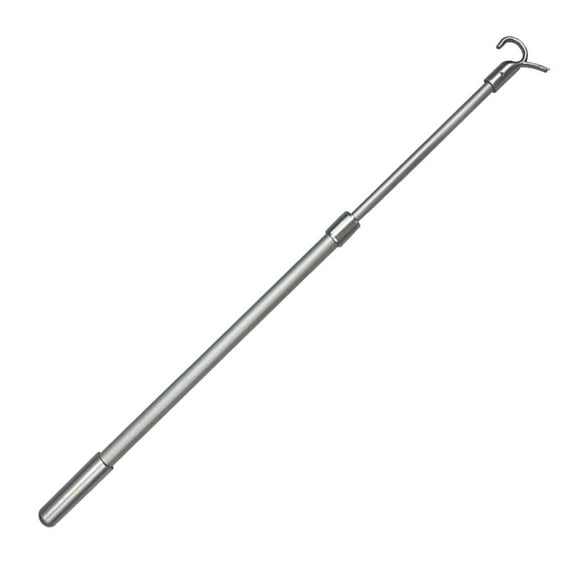 Draw Rod Cordless Blinds Pull Rod Adjustable 13-24in Stainless Steel for Window Shades Curtains