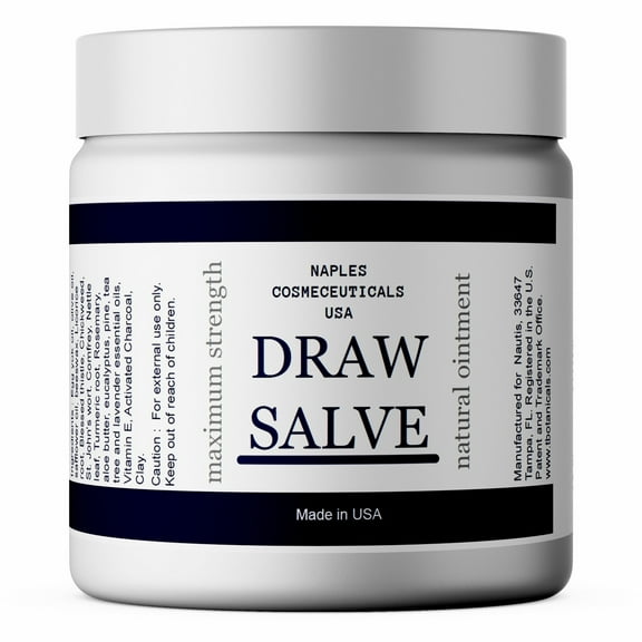 Draw Salve for Skin Relief with Activated Charcoal Made in the USA