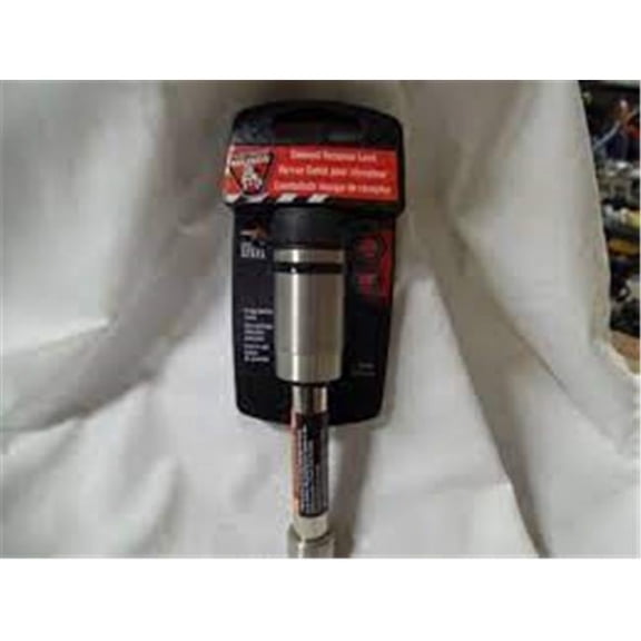 Draw-Tite 0.62 in. Class II, III & IV Stainless Steel Dogbone Receiver Lock with Reducer Sleeve