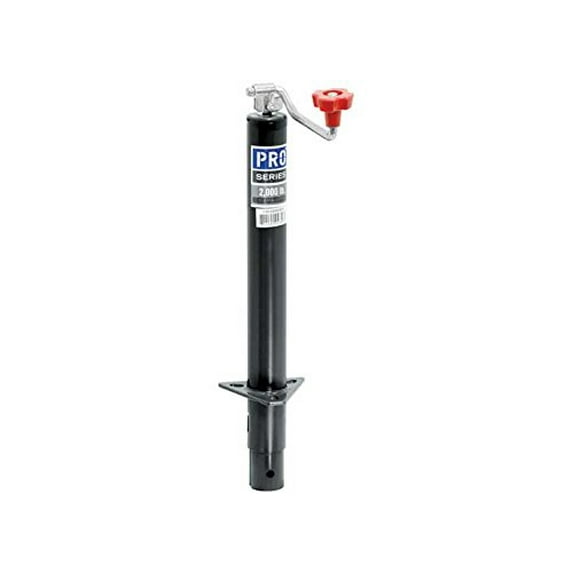 Draw-Tite 1401000303 Round Trailer Jack A-Frame 2000 Lb Topwind Bolt-On 15 In