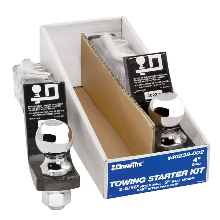Draw-Tite Quick-Loading Ball Mount 1in Hitch 7500 lbs Draw-Tite Quick-Loading Ball Mount 1in Hitch 7500 lbs