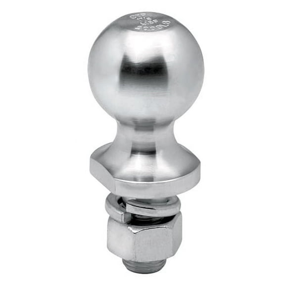 Draw-Tite 63810 1-7/8" Zinc Hitch Ball 3/4" Shank Dia, 1-1/2" Shank Length - 2000 Lbs