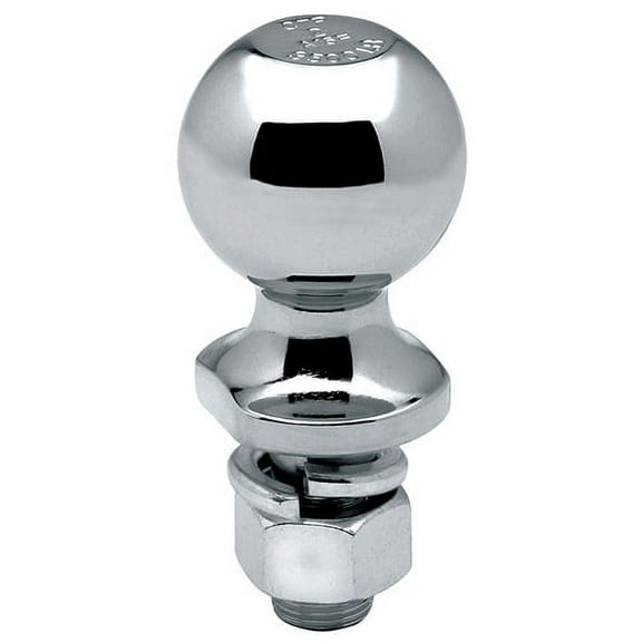 Draw-Tite 63880 1-7/8" Chrome Hitch Ball 3/4" Shank Dia, 1-1/2" Shank Length - 2000 Lbs
