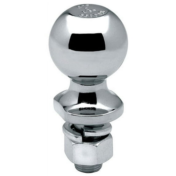 Draw-Tite 63908 2-5/16" Chrome Hitch Ball 1" Shank Dia, 2-1/8" Shank Length - 7500 Lbs