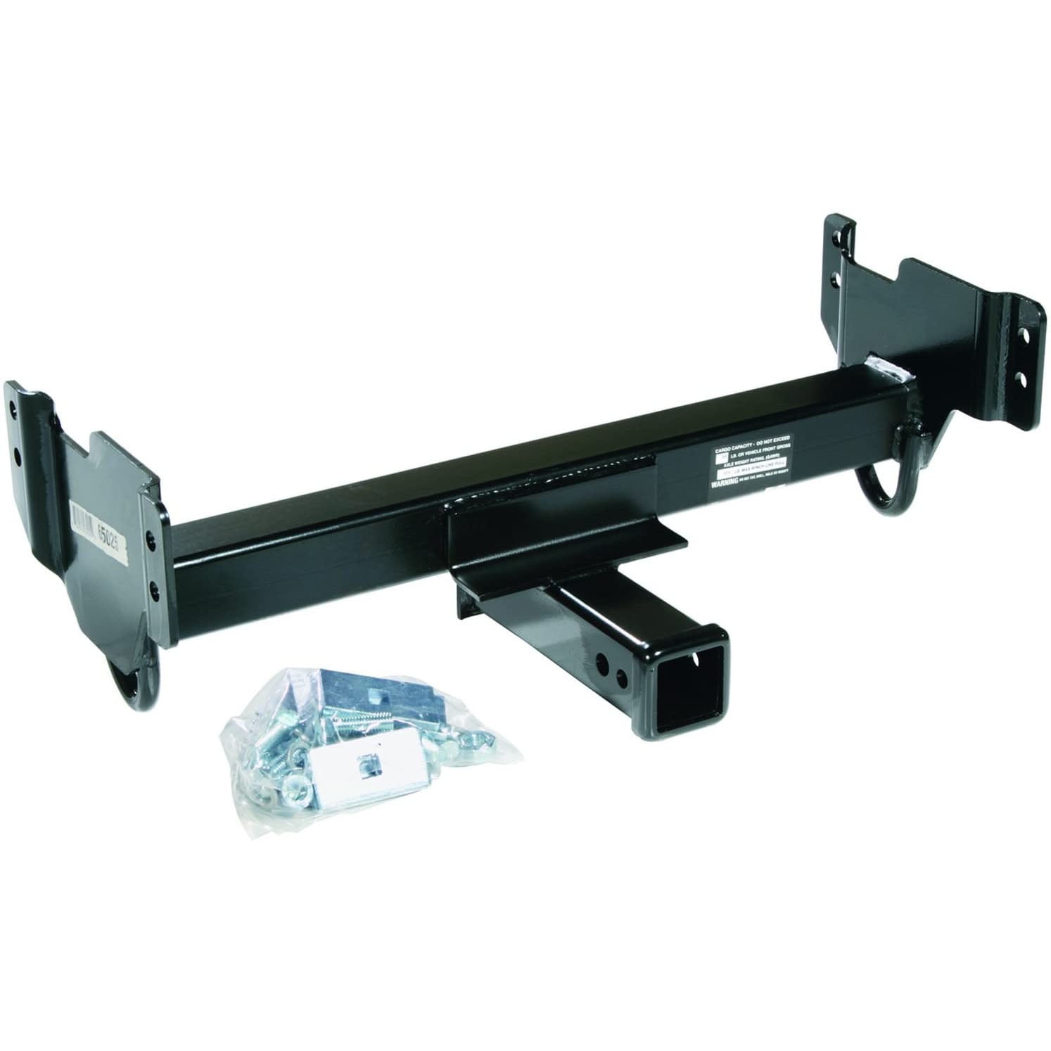 Draw-Tite 65025 Front Mount Receiver Hitch | 500 Lb Tongue Weight, 9000 Lb Winch Line Pull