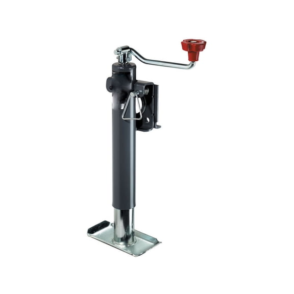 Draw-Tite Trailer Jack | Bulldog | Top Wind | 10in. Travel | Grey