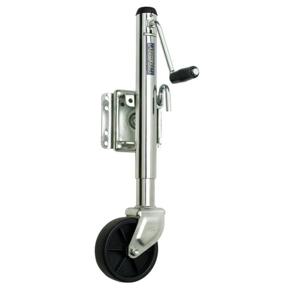 Fulton XP10 0101 Bolt-Thru Swivel-Mount Sidewind Trailer Jack with 6" Wheel - 1200 lbs.