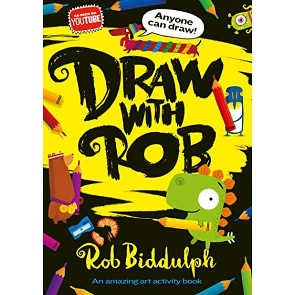 Pre-Owned Draw with Rob (Paperback) 0008419116 9780008419110