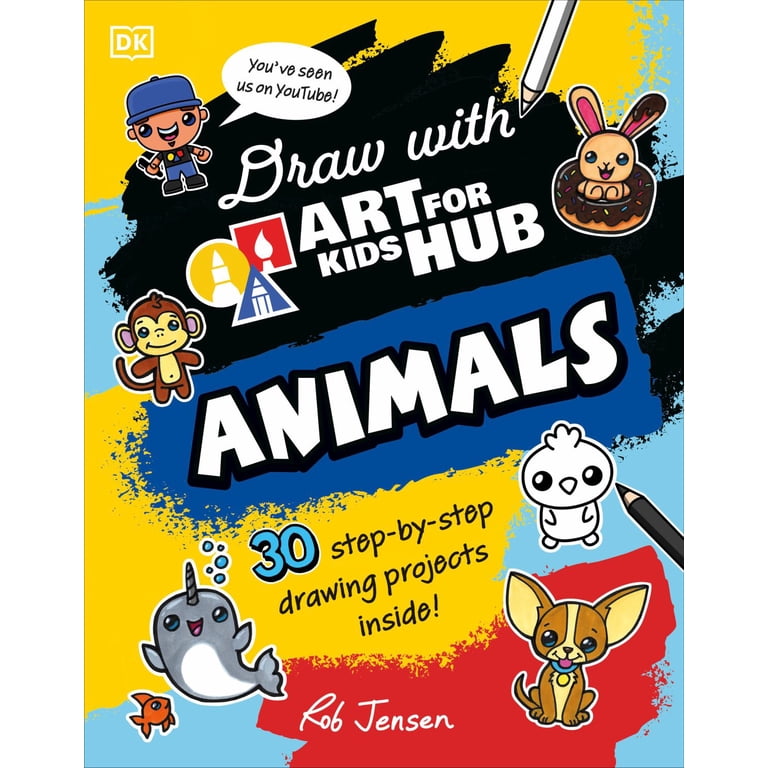 Art for Kids Hub Jensen, Draw with Art for Kids Hub Animals