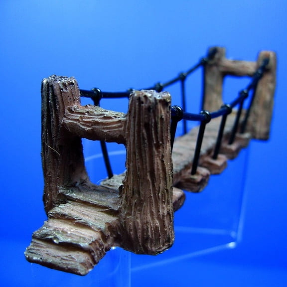 Drawbridge Bridge 14.6x3.9x4.1cm S Aquarium Ornament resin Decoration fish tank