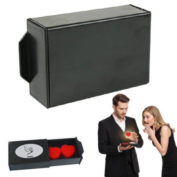 Drawer Box Magic Tricks Surprise Appearing Box Magic for Magicians Close up Street Illusions Gimmicks Mentalism Prop Accessories, Valentines Day MagicBox for Appear & Disappear Tricks