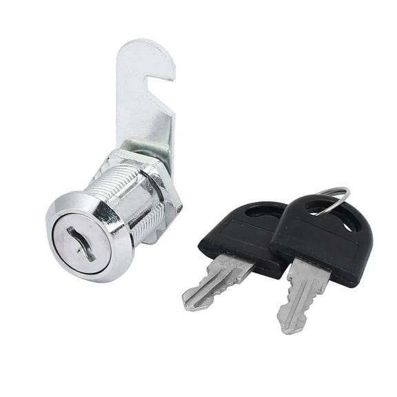 Drawer Cabinet Desk Keyed Alike Cylinder Cam Lock 18x25mm Thread 2 Keys