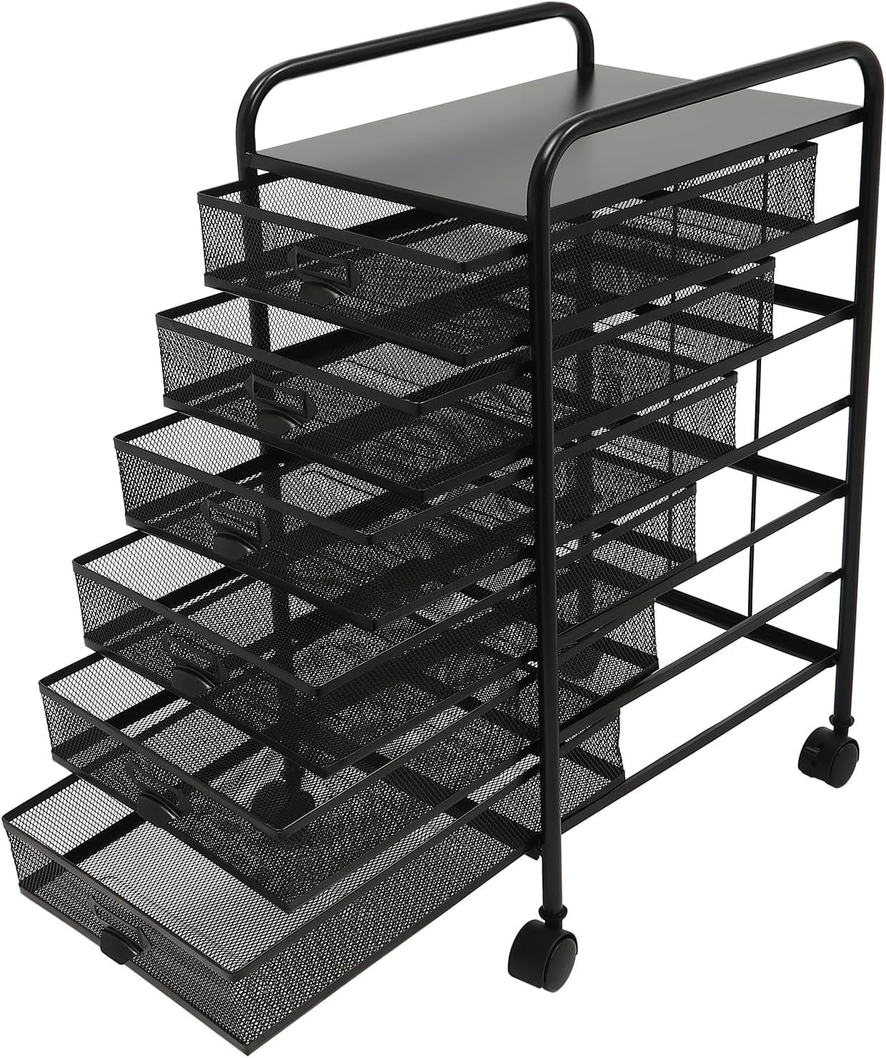 Sbanmao Rolling File Cart With 4 Storage Drawers, Filing Cabinet For Home Office - View #4