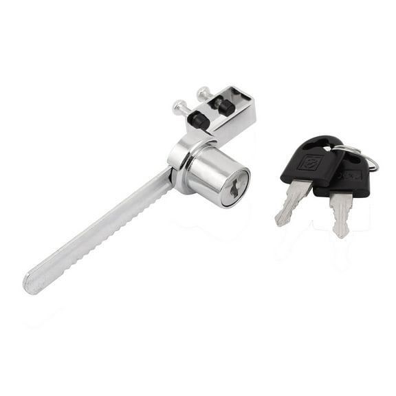 Drawer Display Case Showcase Window Sliding Glass Door Lock w Keys