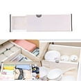 Drawer Dividers White Spring Loaded Expandable Kitchen Bedroom