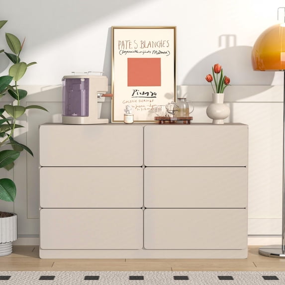 Drawer Dresser Cabinet,Sideboard,Bar Cabinet,Buffet Server Console,Table Storge Cabinets,Flat Out The Corners Of The Drawers,Six Drawers,For Dining Room,Living Room,Bedroom