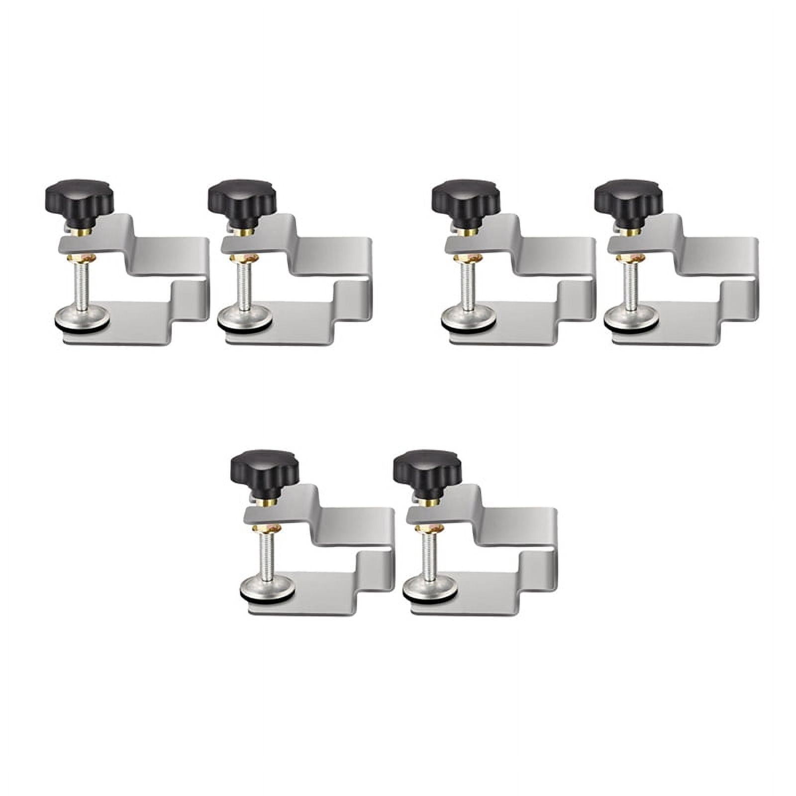 Drawer Front Installation Clamps, 6PCS Stainless Steel Cabinet Installation Clamps Tools for Drawer Front Panel
