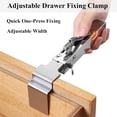 thumbnail image 1 of Drawer Front Installation Clamps, Adjustable Drawer Front Installation Clamp, Stainless Steel Cabinet Hardware Jig, Universal Drawer Face Clamp for Easy and Fast Drawer Front Panel Installation, 1 of 8