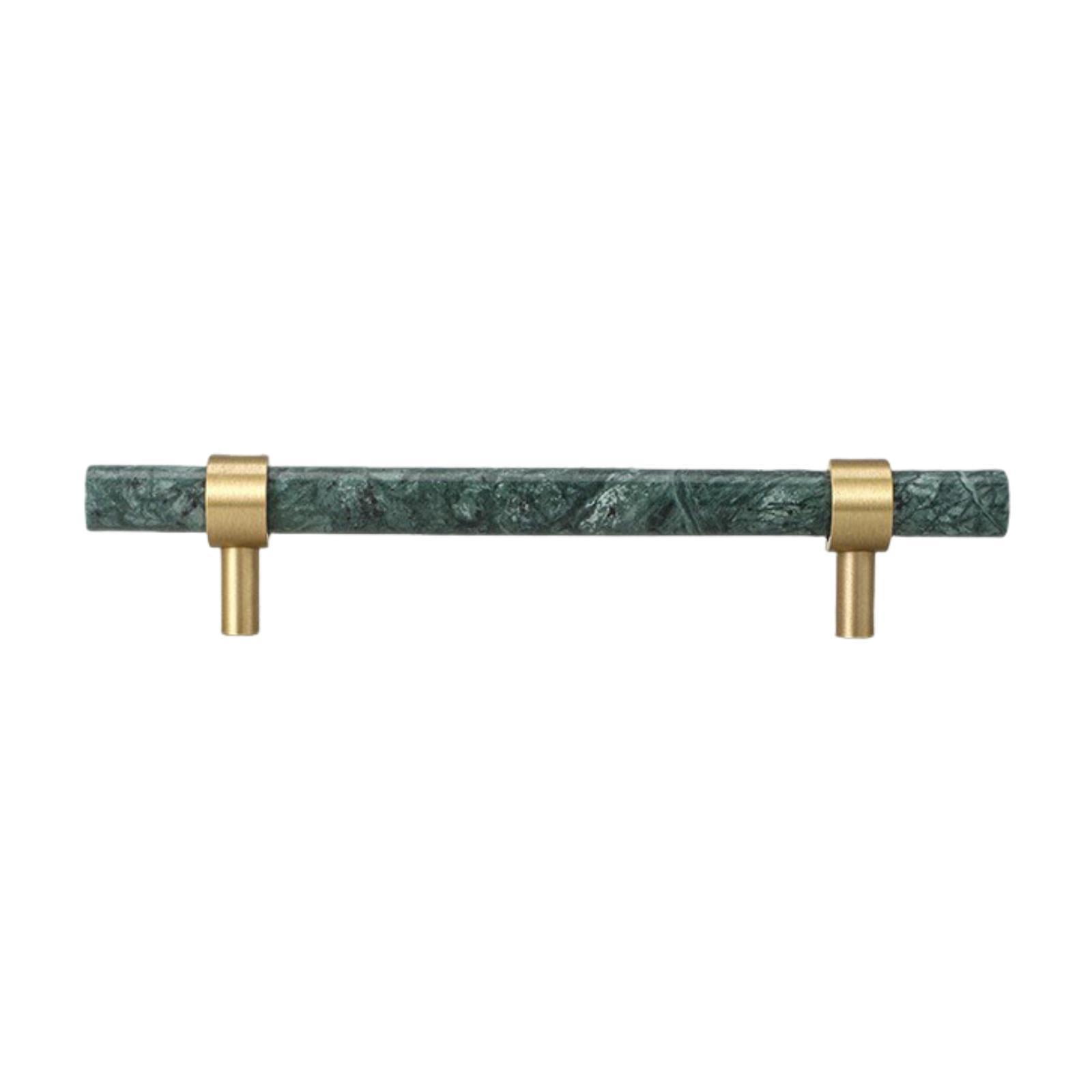 Drawer Handle Cabinet Pulls Marble Brass Material Elegant Design for Kitchen Bathroom Dresser Decor