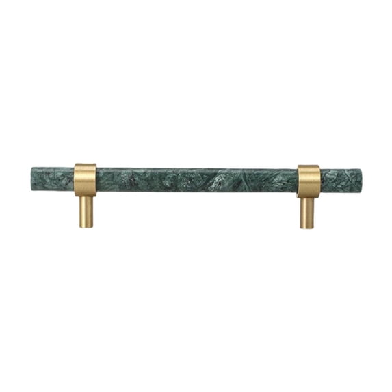 Drawer Handle Cabinet Pulls Marble Brass Material Elegant Design for Kitchen Bathroom Dresser Decor
