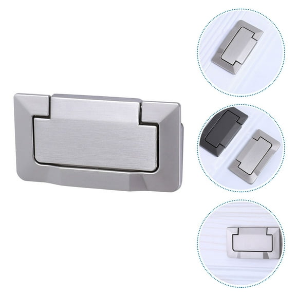 Drawer Handle Closet Door Pull Handle Flat Door Knob Cabinet Door Handle