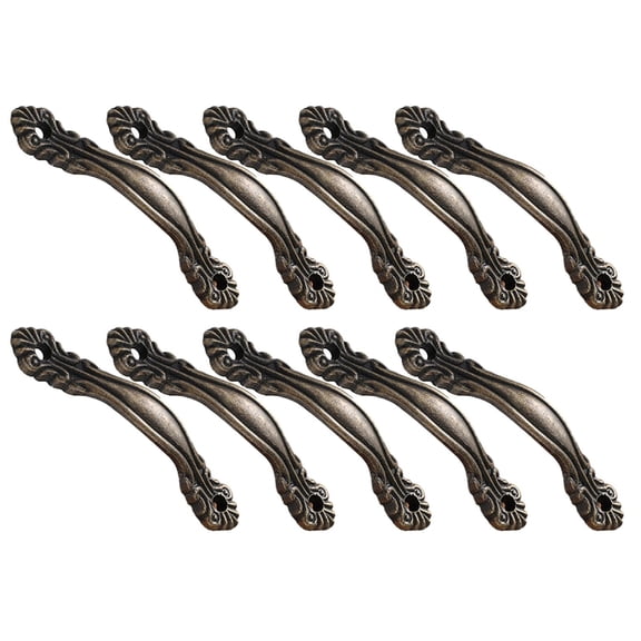 Drawer Handles Antique Pulls Unique Metal Handle Drawer Knob 10pcs for Wine Storage Boxes & Wooden Chests