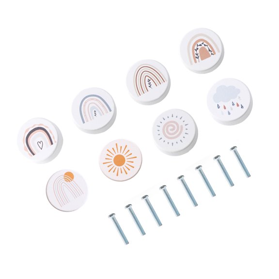 Drawer Handles Round Knobs Pattern Drawer Pulls Multiple-style Drawer Knob for Furniture