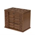 thumbnail image 1 of Drawer Jewelry Box For Women Wood Big Size Jewelry Boxes Organizer Bracelet Necklace Ring Display Cards Custom, 1 of 6