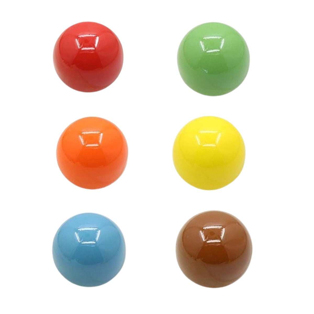 Drawer Knobs Kids, Dresser Knobs for Cabinets and Drawer, Round Colorful  Ceramic Knobs for Nursery Room, 6Pcs, 6Colors - Walmart.com, image size:1200x1200