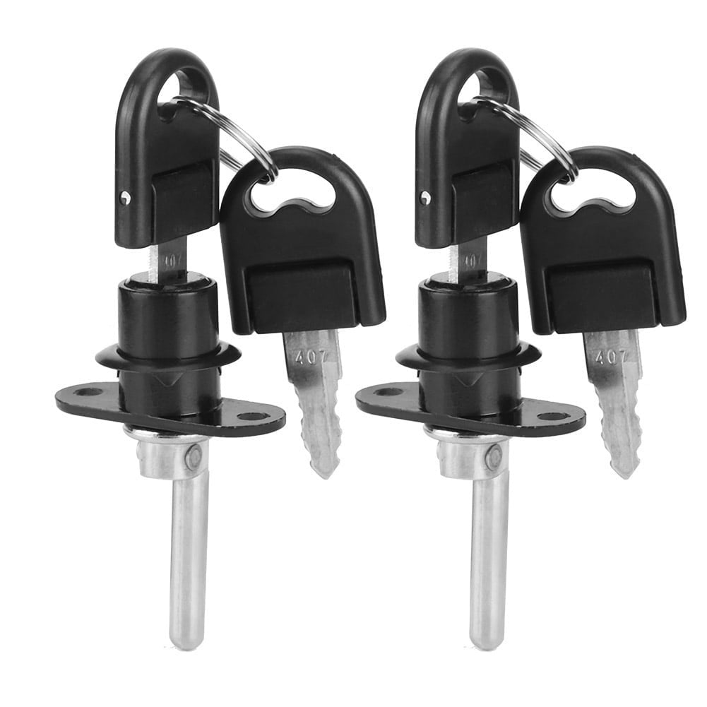 Drawer Lock 2Pcs Furniture Drawer Wardrobe File Lock with Keys