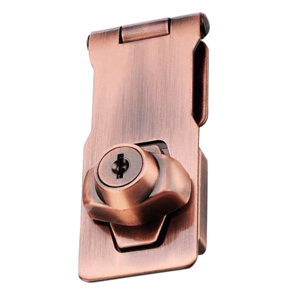 Drawer Lock Door Locks Safety Door Buckle Key Lock Hasp Lock Security