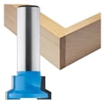 thumbnail image 1 of Drawer Lock Router Bit - 1" Dia x 1/2" H x 1/2 Shank Router Bit - Router Drawer Bit for Routing Strong, Carbide Router Bits for Smooth Operation, 1 of 3