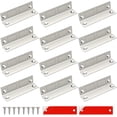 thumbnail image 2 of 4 Pack Strong Magnetic Cabinet Door Latch Catches – Stainless Steel, Self-Closing 2 of 5