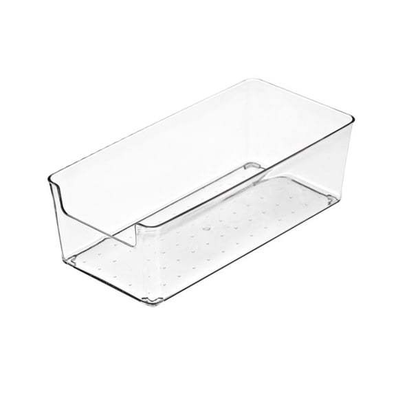 Drawer Organiser Set Clear Makeup Trays Desk Drawers Dividers Dresser Storage Bins Separation Box for Bathroom Office
